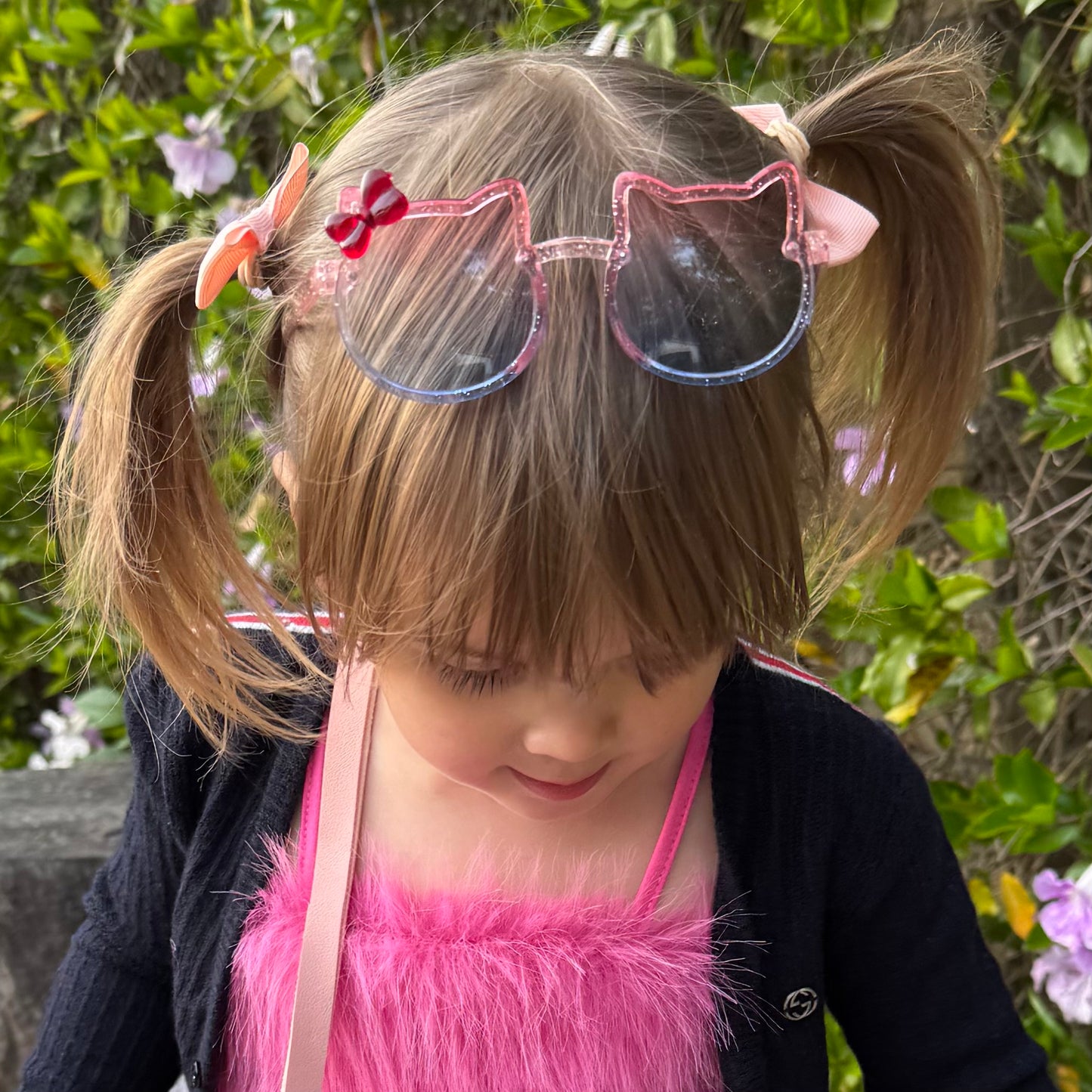 Cat Purse For Girls 2-4 with Cat Shaped Sunglasses & Gift Box | Little Girl Purse | Girls Crossbody Bag | Kids Purse For 3 4 5 6 7 8 Year Old