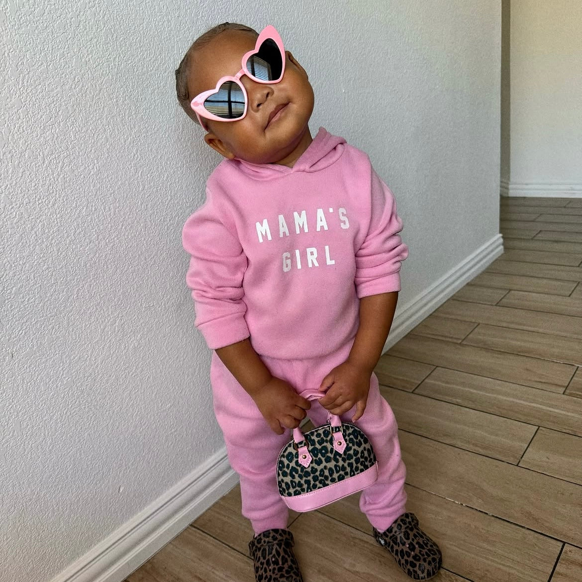 Leopard Print Toddler Purse & Sunglasses Gift Set | Mini Handbag & Baby Purse for Little Girls Ages 1-3