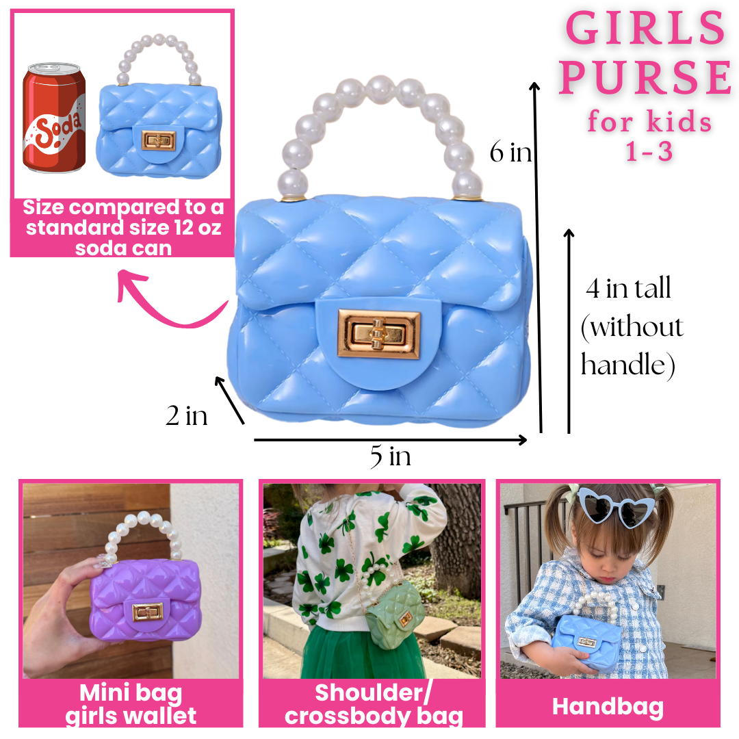 Toddler Purse for Ages 1–3 | Little Girl Purse with Sunglasses & Gift Box