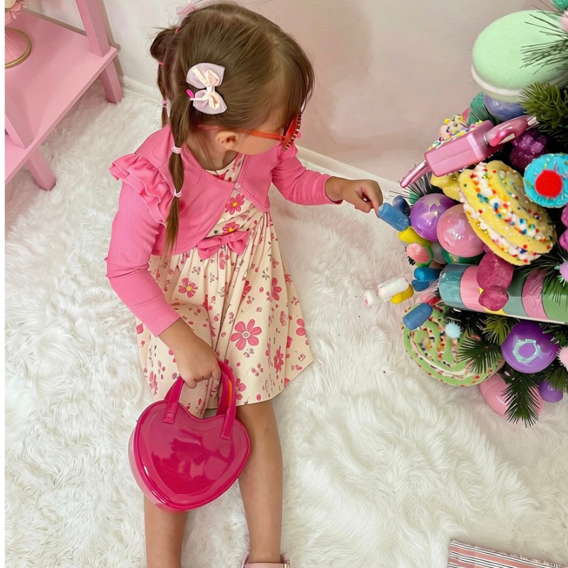Heart Shaped Little Girl Purse & Sunglasses Gift Box | Mini Purse for Girls Ages 3–6 | Kids Purse Children Dress Up Purse