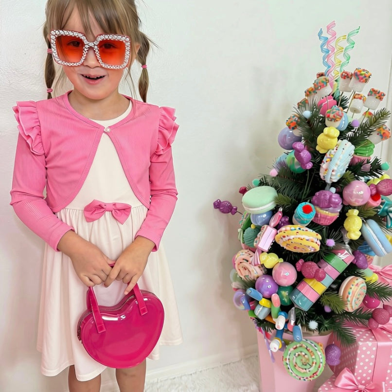 Heart Shaped Little Girl Purse & Sunglasses Gift Box | Mini Purse for Girls Ages 3–6 | Kids Purse Children Dress Up Purse