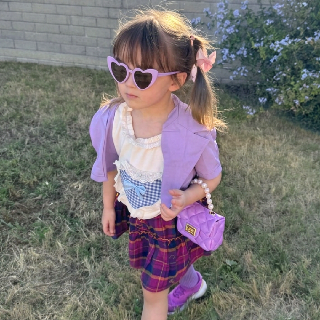 Toddler Purse For 1 2 3 Year Old with Sunglasses & Gift Box | Little Girl Purse Handbag Kids Shoulder Bag Baby Purse For Toddlers 1-3 